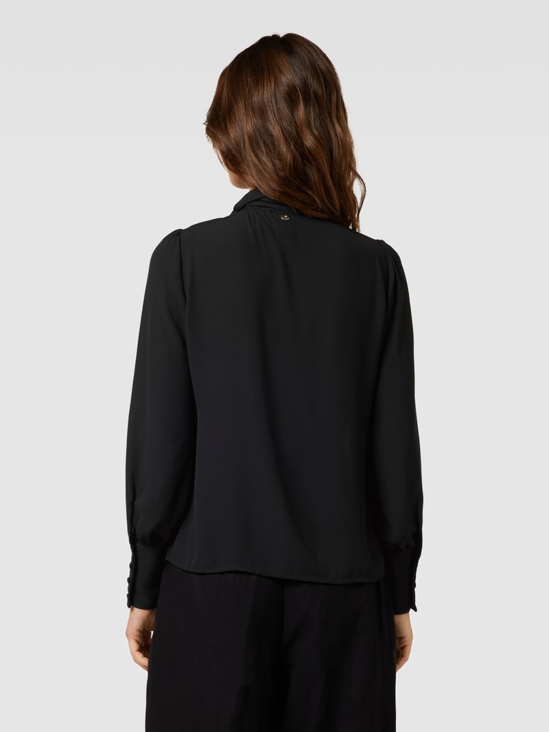 Blusenshirt mit Ballonärmeln in schwarz
