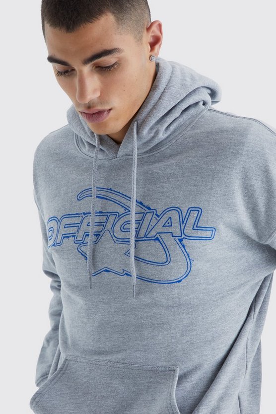 Oversize Hoodie mit Official Star Print