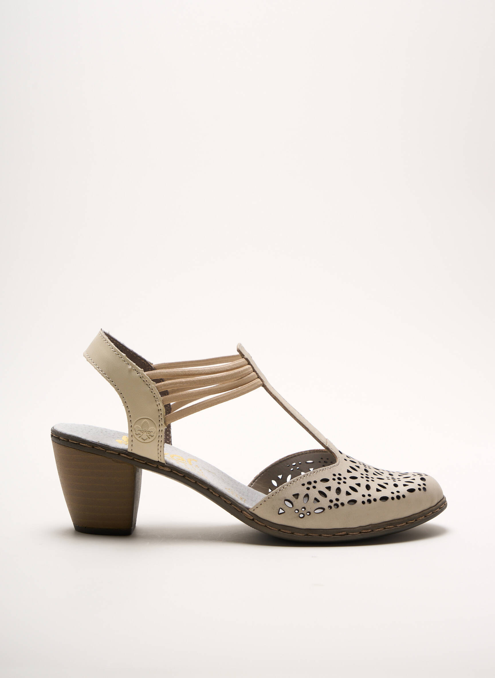 Rieker Sandales Nu Pieds Femme couleur beige