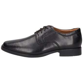 Clarks Tilden Plain Schnürer in schwarz