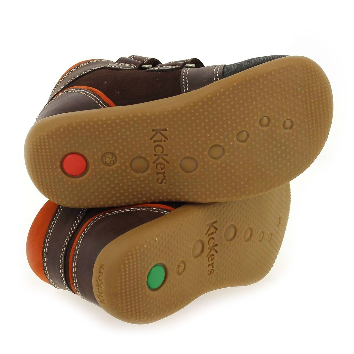 Kickers  BIKRO MOUNTAIN - Marron Orange