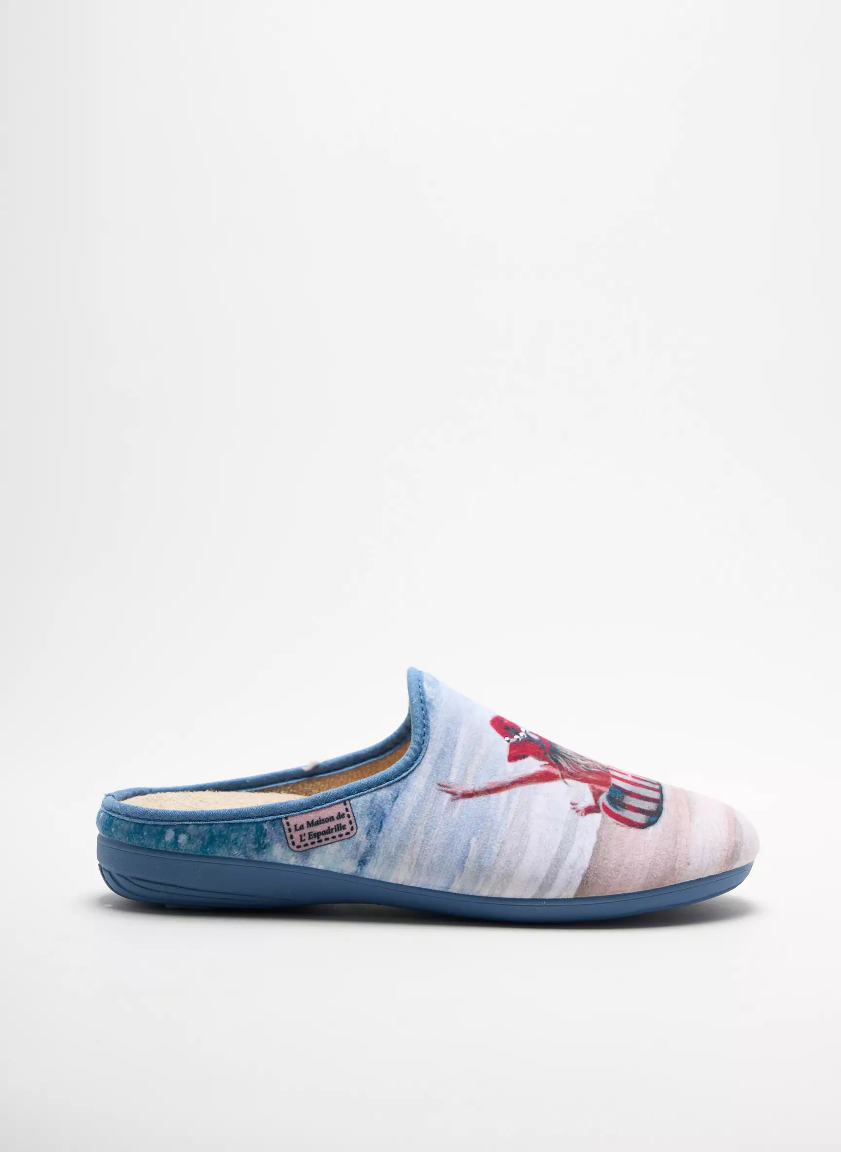 La Maison De L Espadrille Chaussons Femme couleur bleu