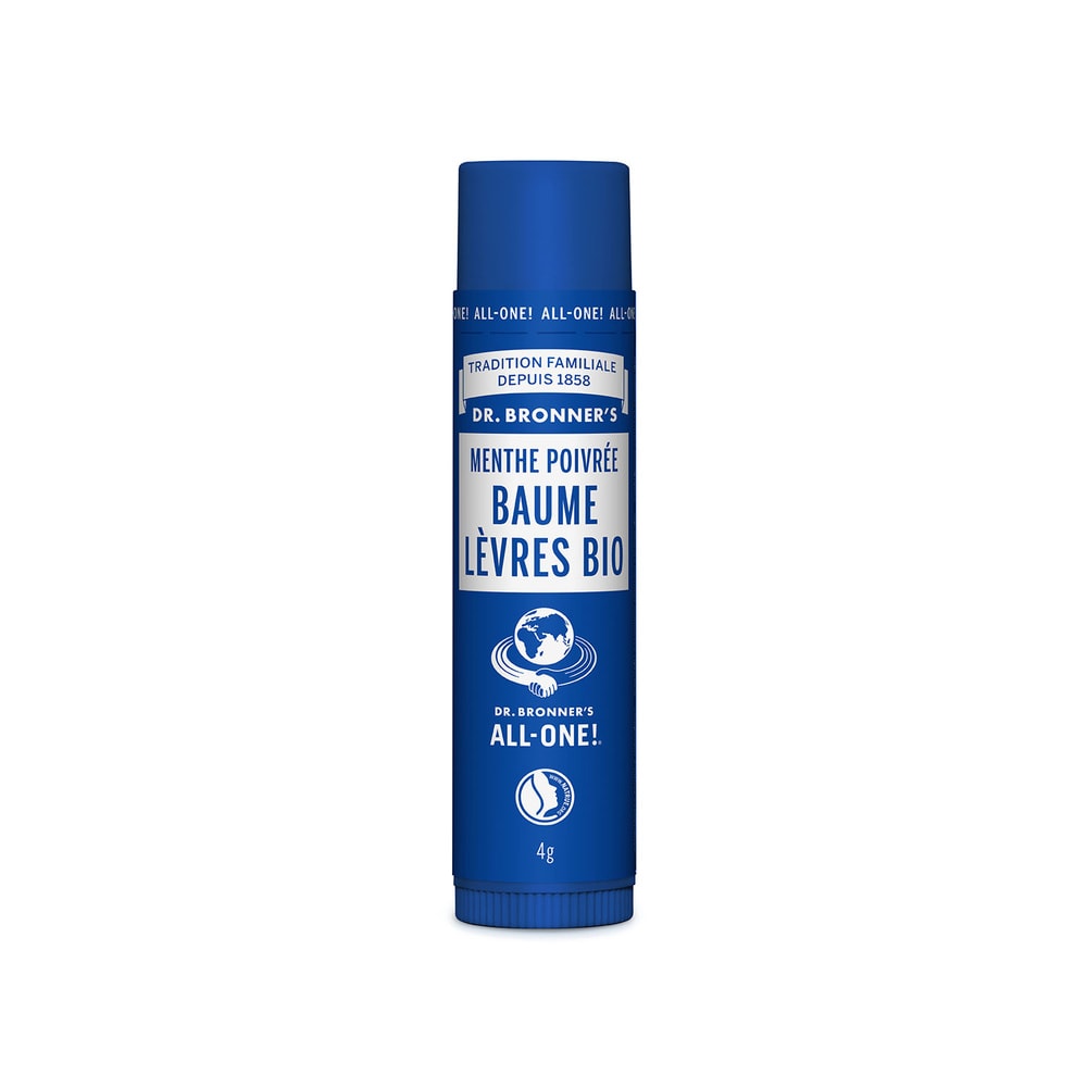 Dr Bronner's Dr Bronner's - Baume à lèvres BIO Menthe - 4g Baume à lèvres