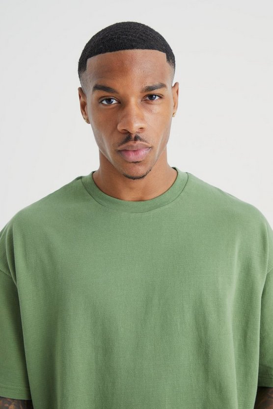 Strukturiertes Oversize T-Shirt