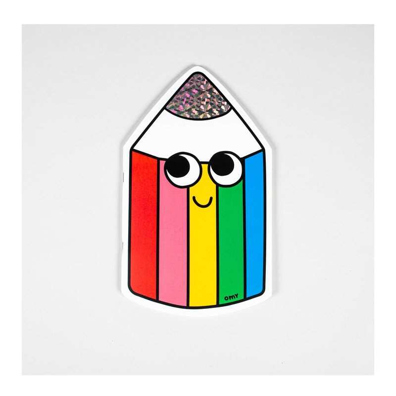 Cahier stickers, crayon - OMY