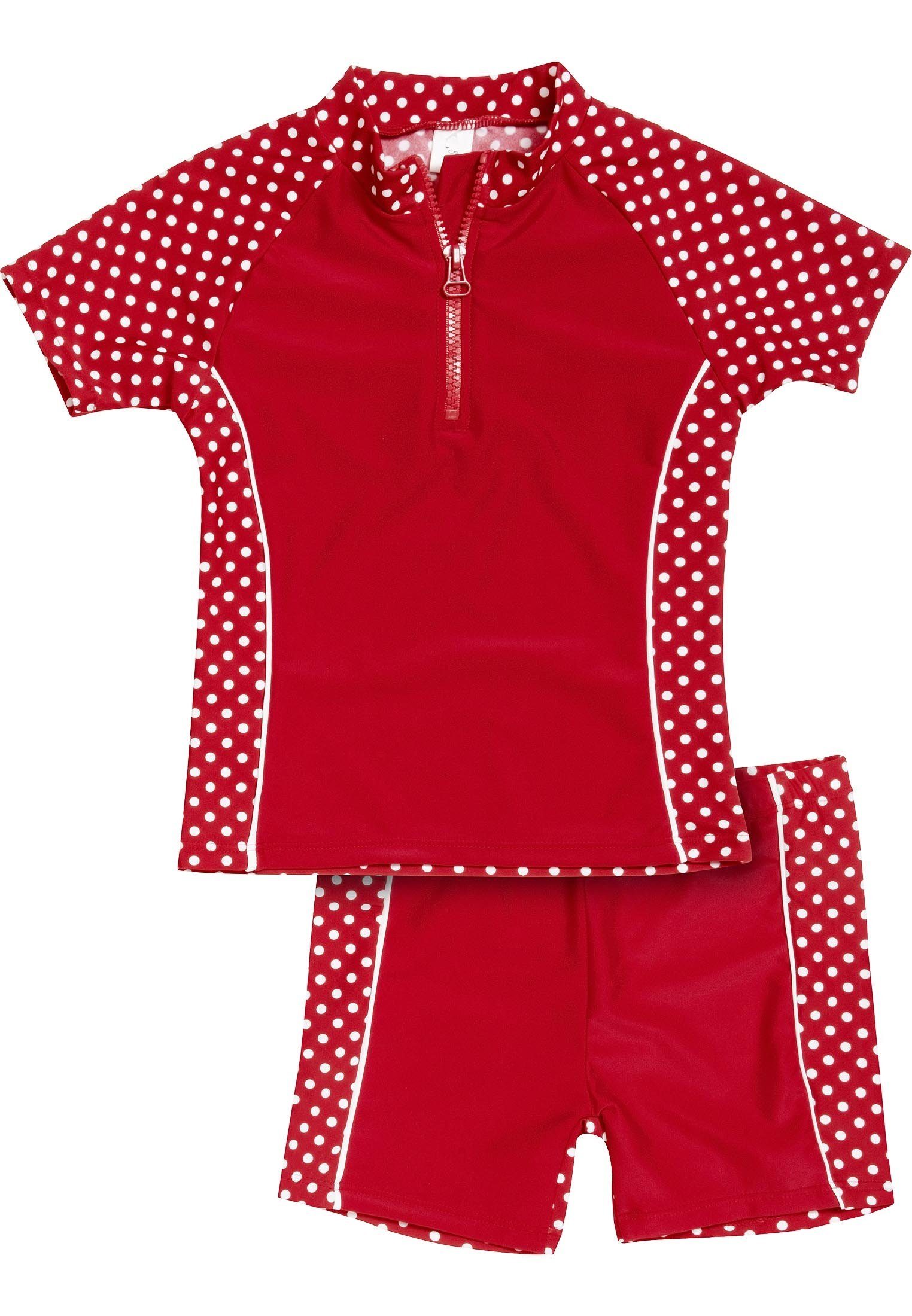 Playshoes Badeanzug UV-Schutz Bade-Set Punkte