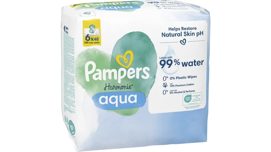 Pampers Feuchttücher Aqua 6x48 288ST