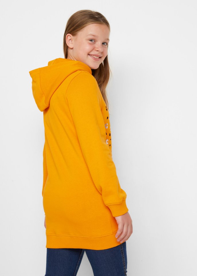 Mädchen Kapuzen-Sweatshirt aus Bio-Baumwolle
