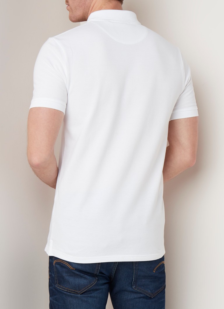 Tricou polo slim fit Lyle & Scott din bumbac piqué cu logo.