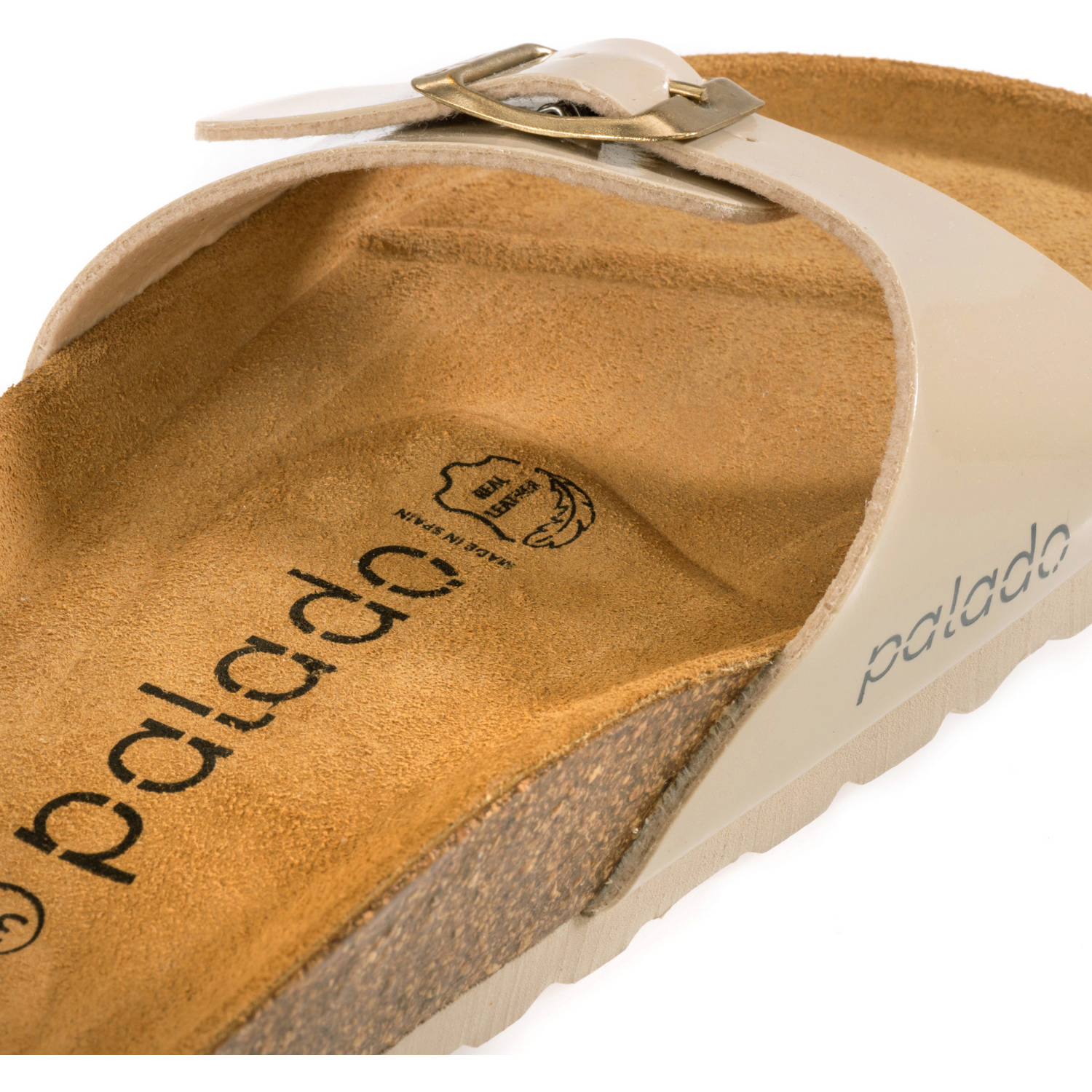 Palado Malta Lack, Pantoletten, Damen, Lack Creme Beige