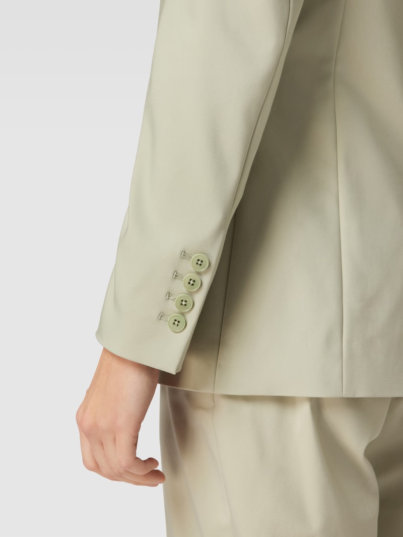 Blazer mit Pattentaschen Modell 'ALTIN' in olivgrün