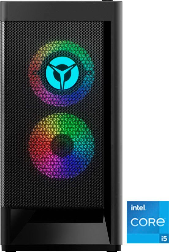 Lenovo Legion T5 26IAB7 Gaming-PC (Intel Core i5 12400F, GeForce RTX 3070, 16 GB RAM, 1000 GB SSD, Luftkühlung)