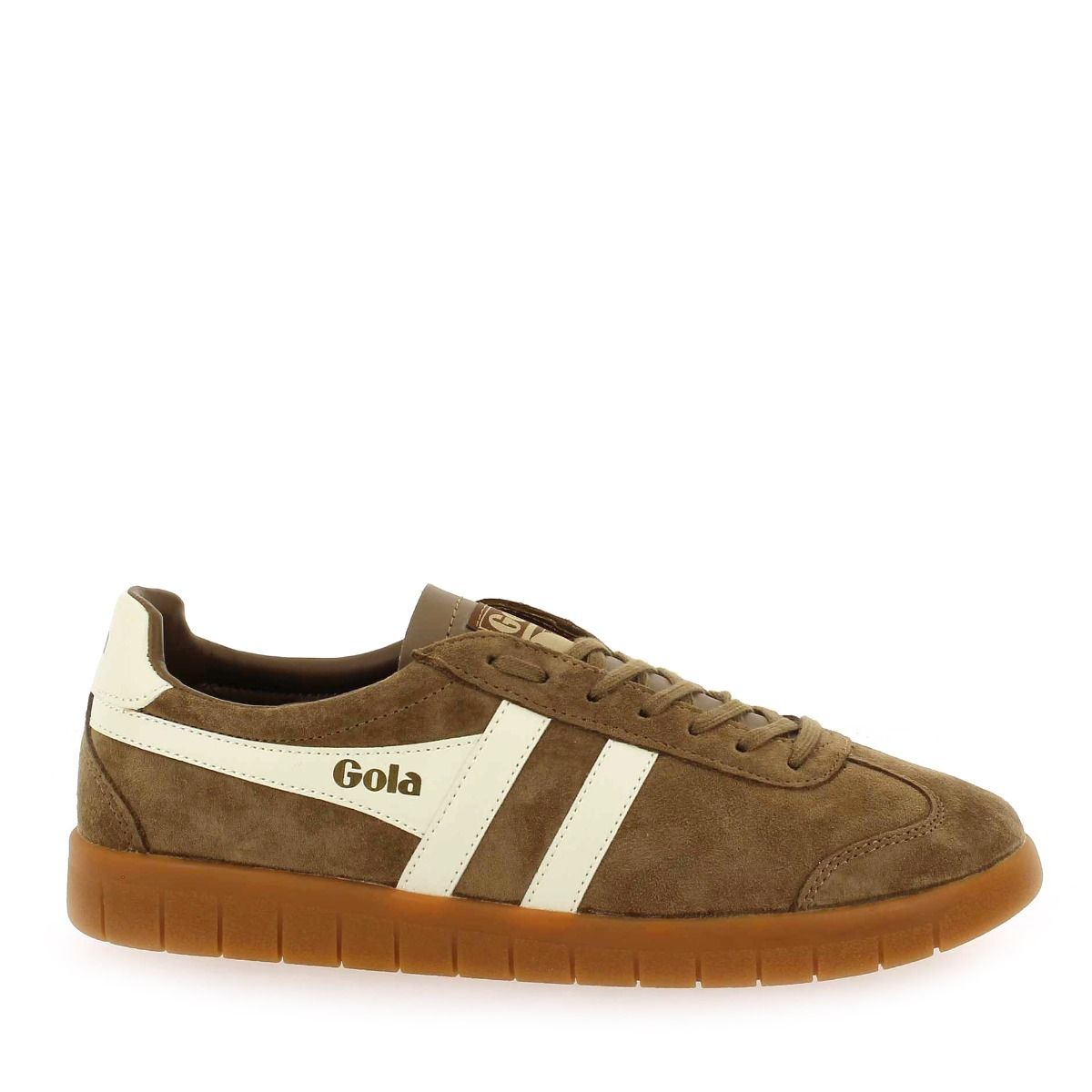 Gola  HURRICANE SUEDE CMB046 - Tabac Écru