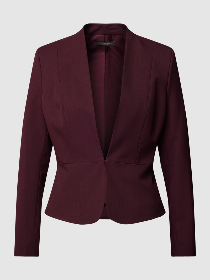 Blazer mit Hakenverschluss in bordeaux rot