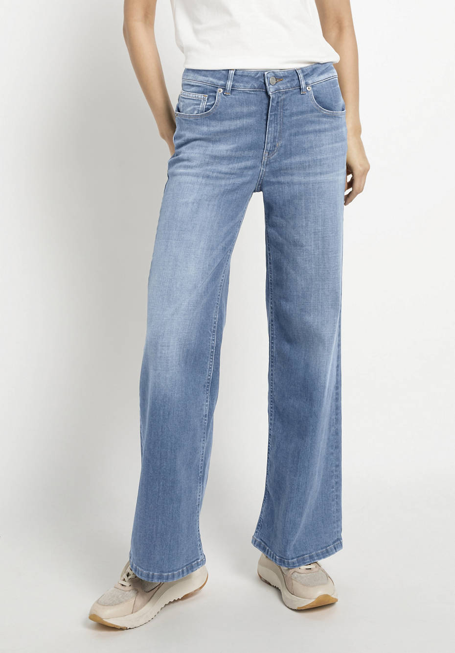 Jeans ALVA Mid Rise Wide Leg aus Bio-Denim