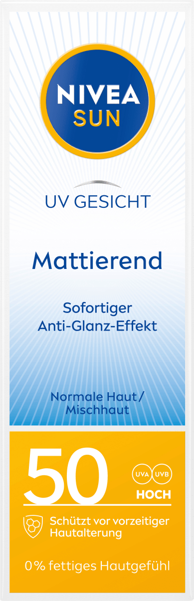 Sonnencreme Gesicht mattierend, LSF 50, 50 ml