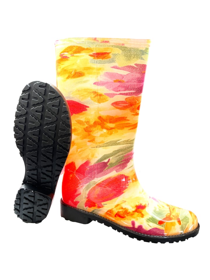 W.K.TEX Damen-Regenstiefel in bunt günstig kaufen