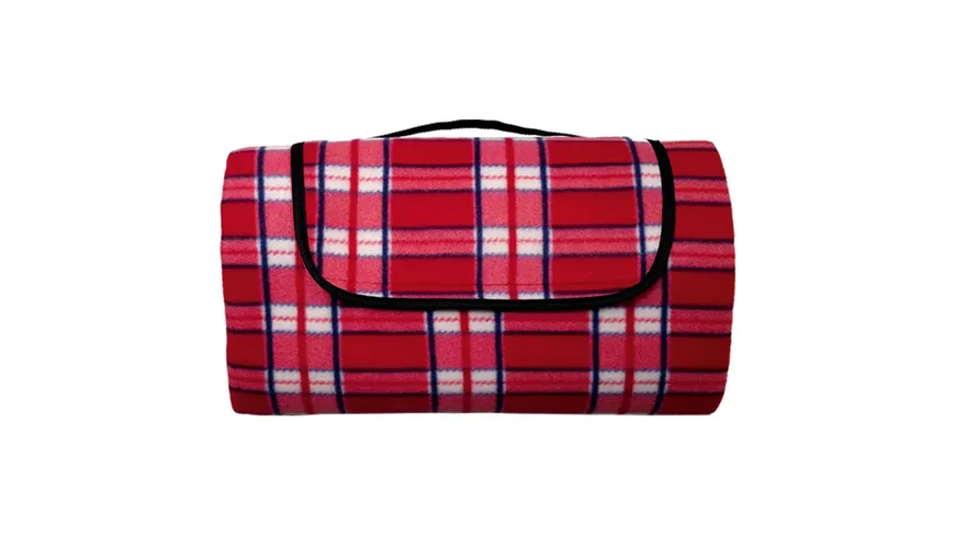 TRENDSHOP Picknickdecke Fleece Kariert