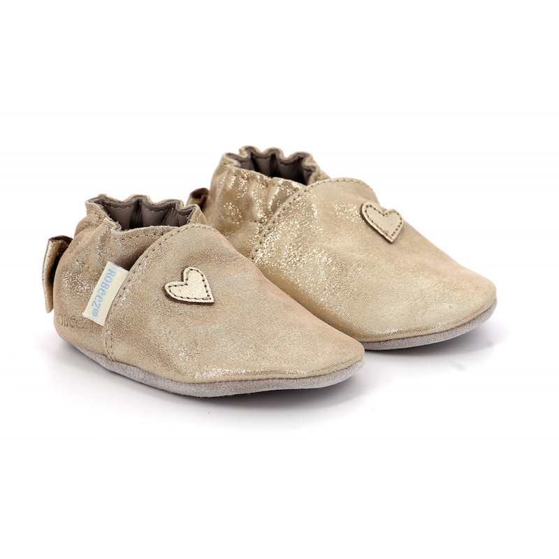 Chaussons cuir Mini Love