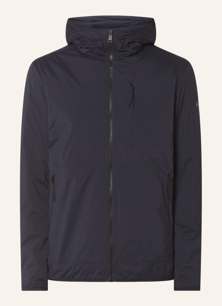 Airforce Daniel padded jacket with zip pockets and hood