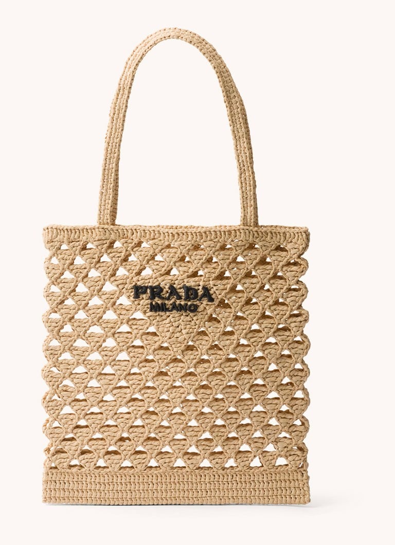 Prada crochet bag with logo