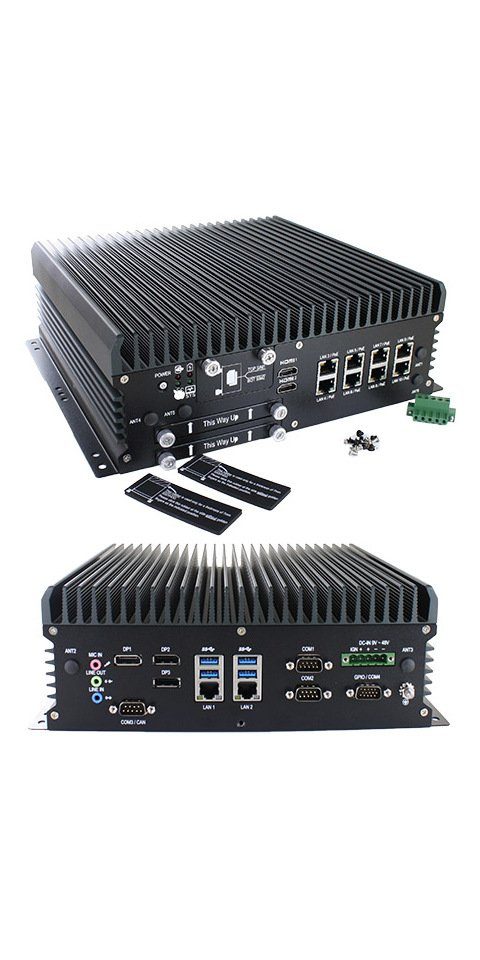 MiniPC.de FleetPC-11-RTX3000 Car-PC (Intel Core i9-10900TE, NVIDIA RTX3000 GPU, Mini-PC