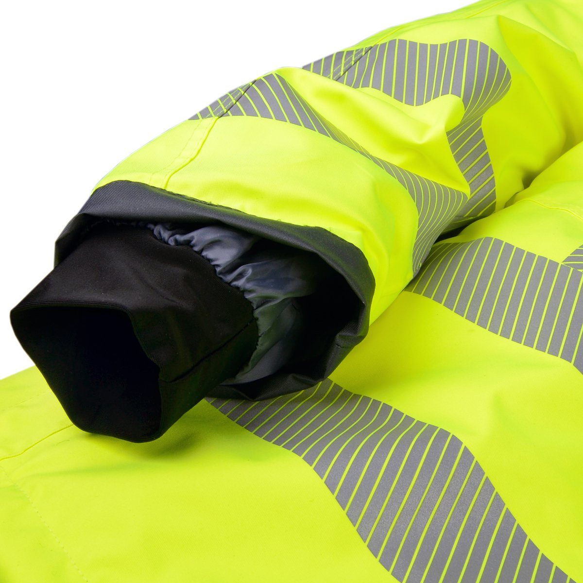 ABRAXAS Arbeitsjacke Marc&Mark XXL Funktions-Warnschutz-/Arbeitsjacke gelb