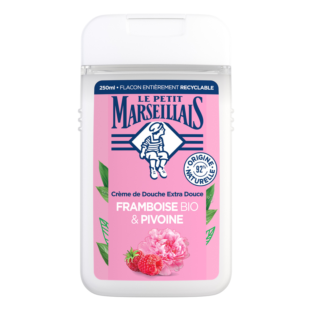 le petit marseillais Gel Douche Cueillettes Fruitées Framboise/Pivoine Gel douche
