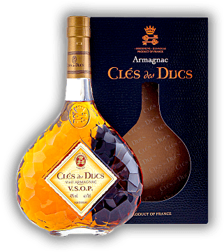 Cles des Ducs VSOP Cles des Ducs VSOP Ein wunderbar komplexes Geschmackserlebnis. 0,7	 Liter - Vol 40%