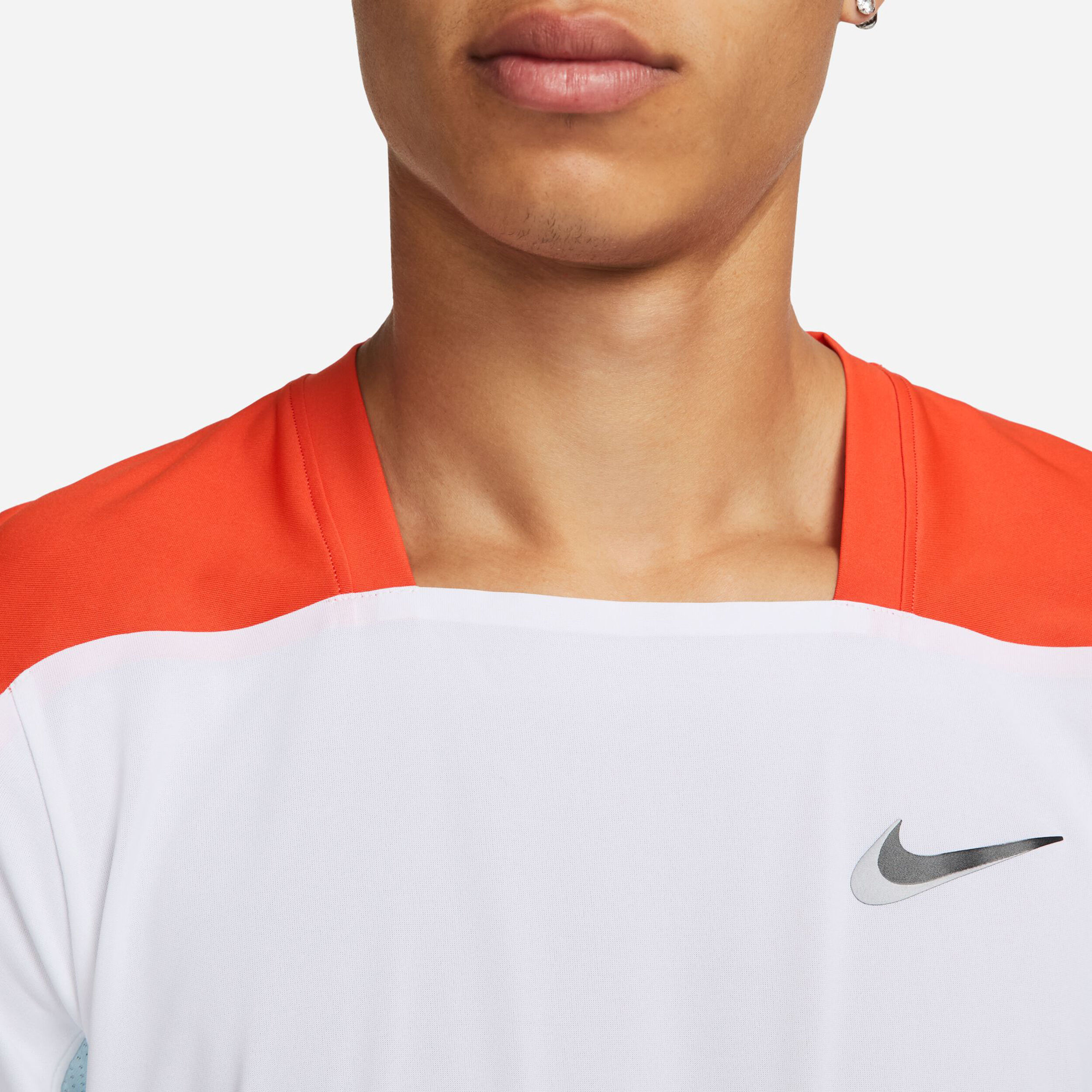 Dri-Fit Slam T-Shirt Herren - Weiß, Orange