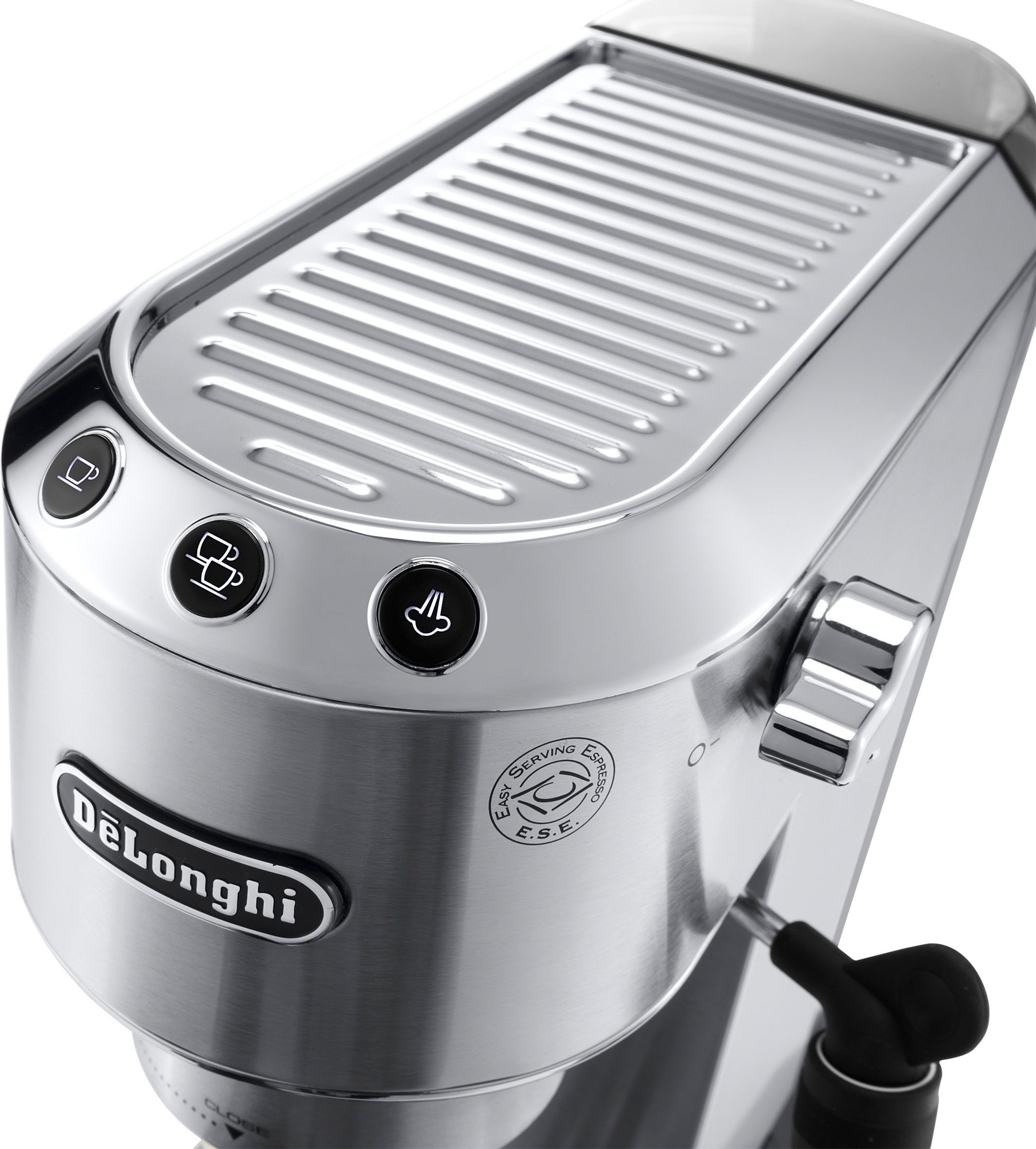 De'Longhi Siebträgermaschine ECKG6821.M, inkl. Kaffeemühle, Tamper, Abschlagbox+ Kännchen