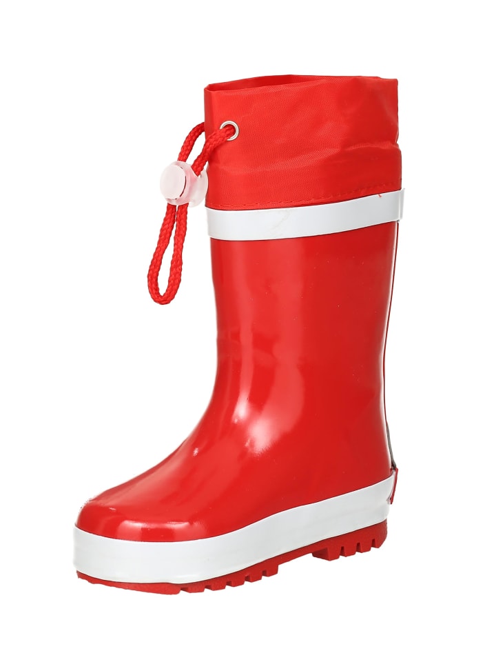 Playshoes Gummistiefel Basic gefüttert in Rot günstig kaufen