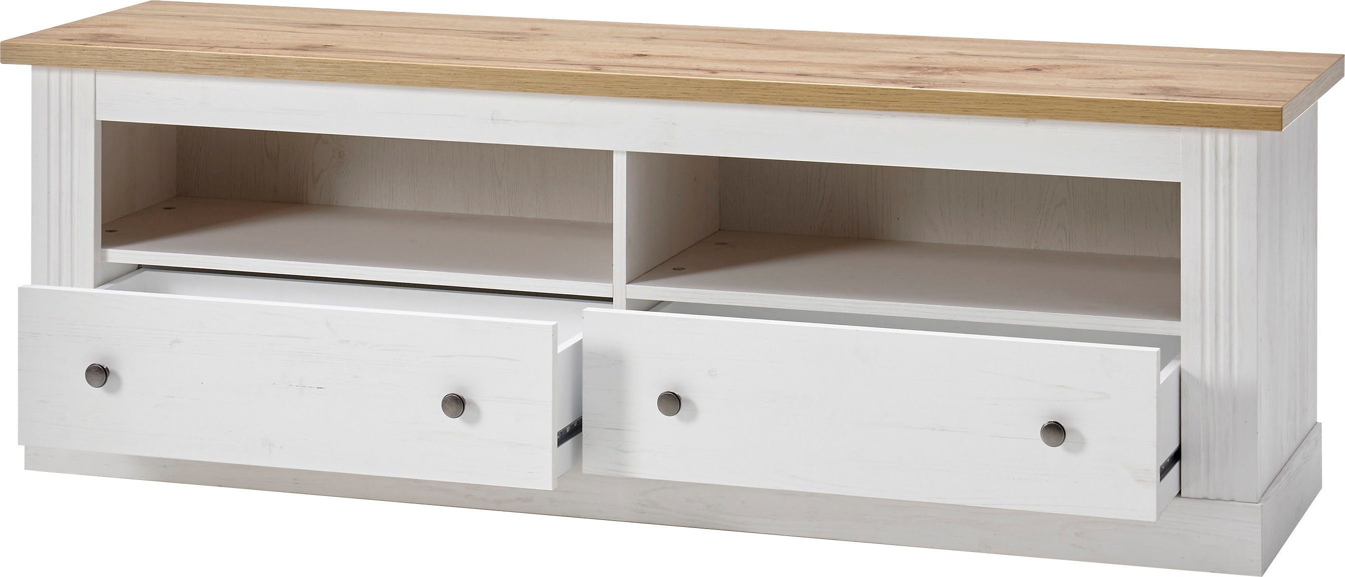 Home affaire Lowboard Westminster, Fernsehtisch in romantischem Landhausstil