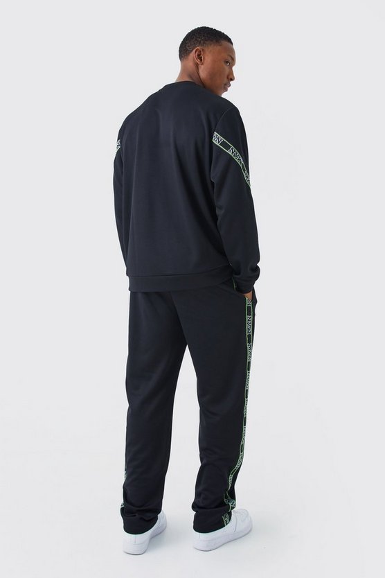 Trikot-Trainingsanzug mit seitlichem Streifen