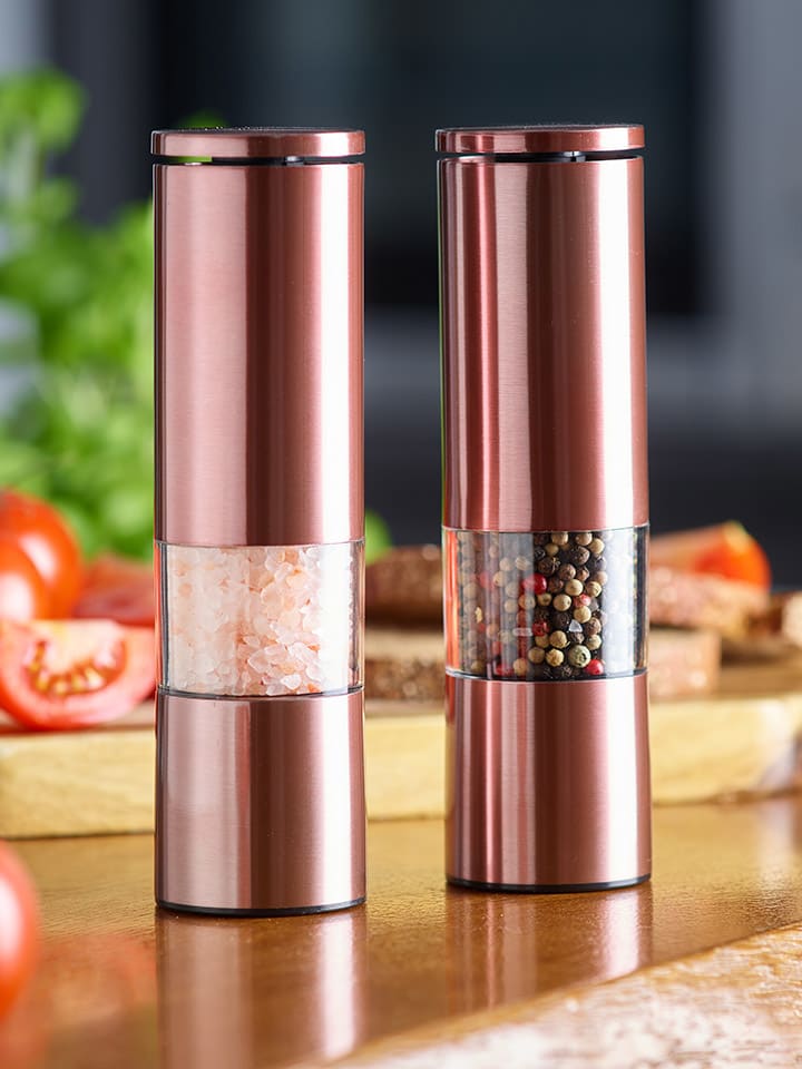 Echtwerk 2tlg. Set: Salz- & Pfeffermühle in Kupfer - (H)19 x Ø 5 günstig kaufen onesize