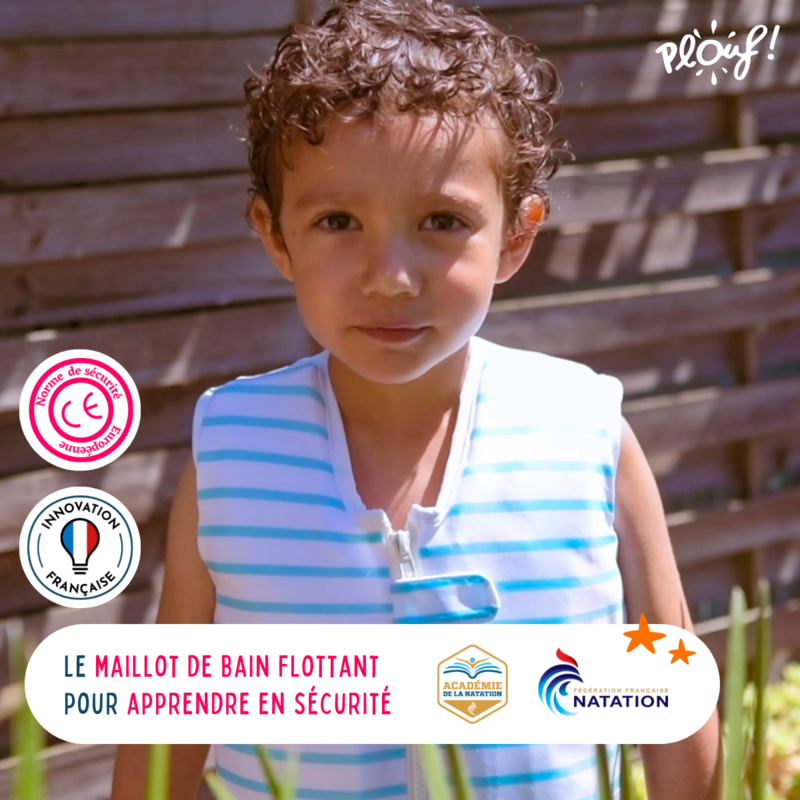 Maillot de bain flottant : Jules Blanc