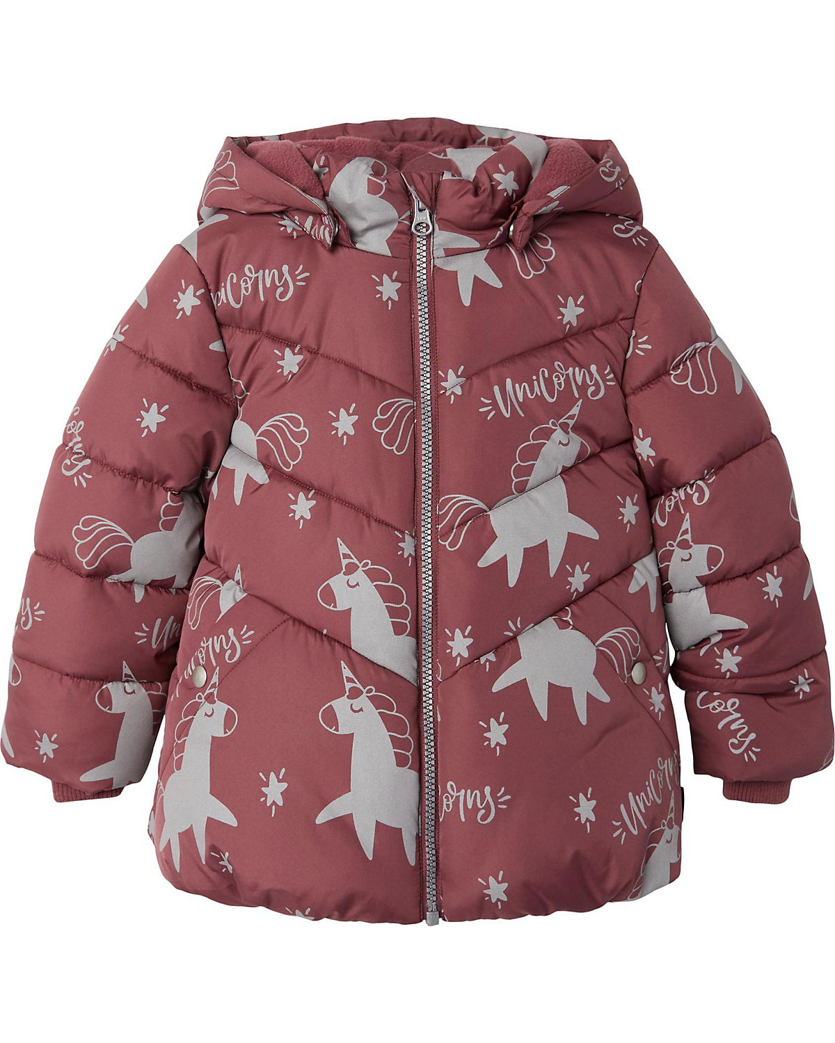 Winterjacke NMFMOSANNA für Mädchen, Dinosaurier