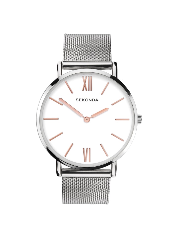 COFI 1453 Uhr Damen Edelstahl Unisex Armbanduhr silber in Silber günstig kaufen onesize