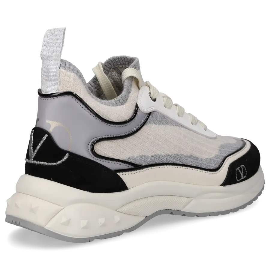 Valentino Garavani - Sneaker high READY GO Materialmix - beige
