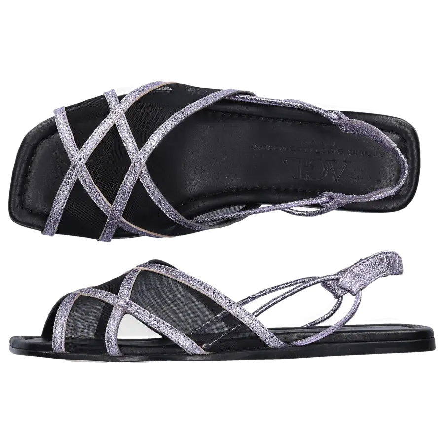 AGL Attilio Giusti Leombruni - Riemchensandalen D641022 Kalbsleder - schwarz