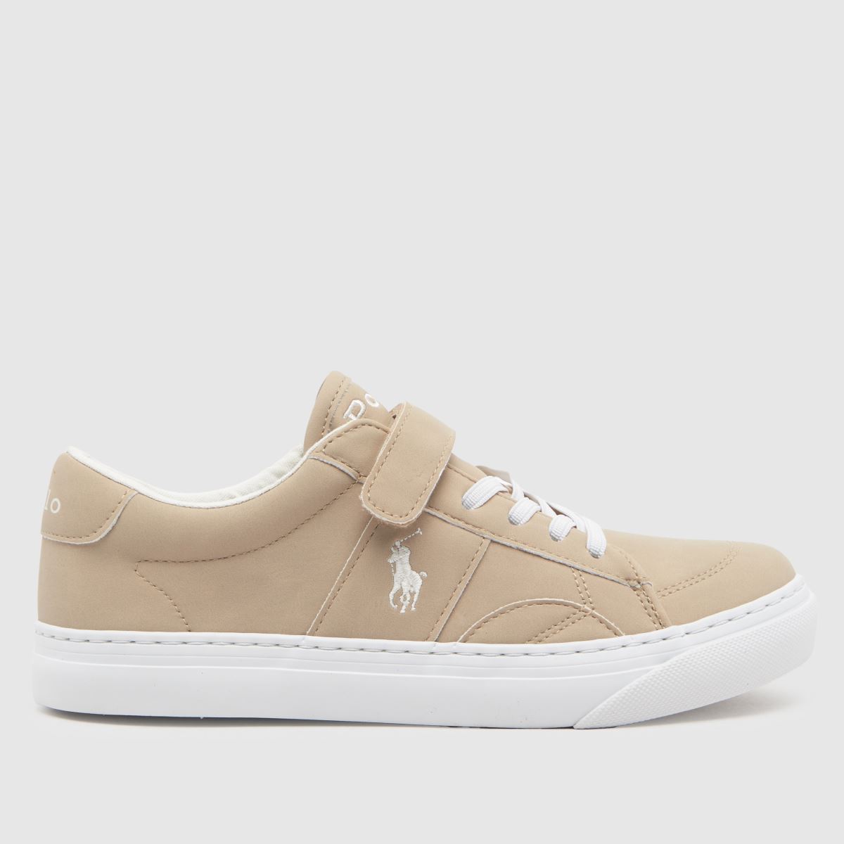 Polo Ralph Lauren naturliga Ryley-sneakers för pojkar och juniorer