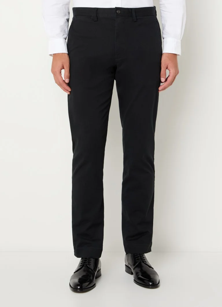 Pantaloni chino drepți Ralph Lauren cu buzunare laterale