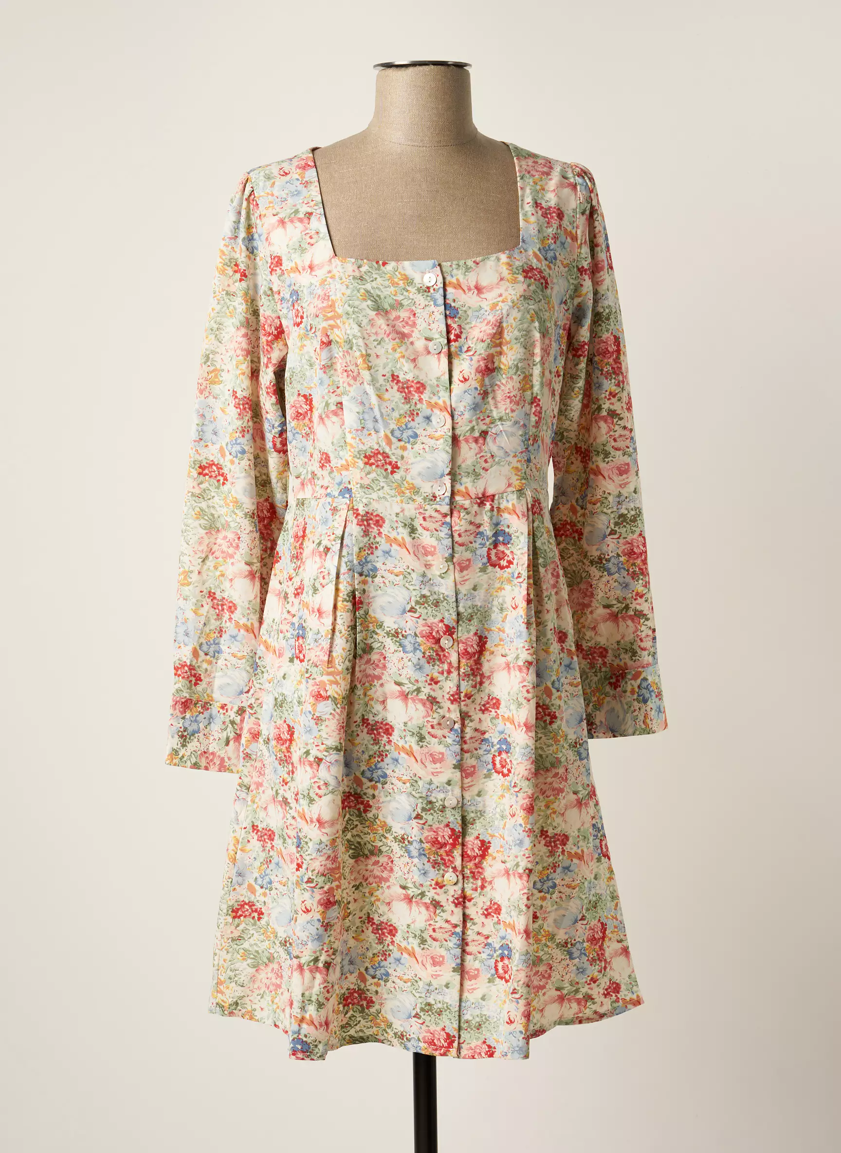 Emi Jo Robes Mi Longues Femme couleur beige