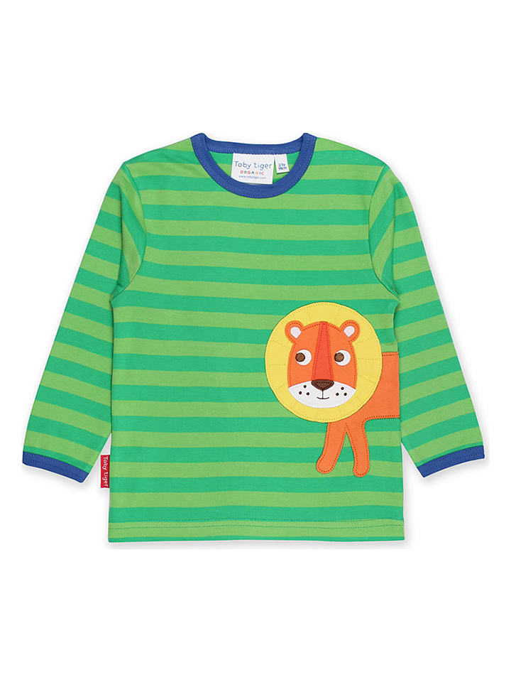 Toby Tiger Longsleeve in Grün günstig kaufen