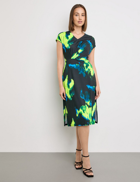 Shirtkleid mit Raffung in der Taille