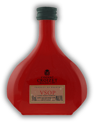 Croizet VSOP Grande Champagne Premier Cru - rote Flasche - 0,05 Liter Croizet VSOP Grande Champagne Premier Cru - rote Flasche - 0,05 Liter  0,05	 Liter - Vol 40%