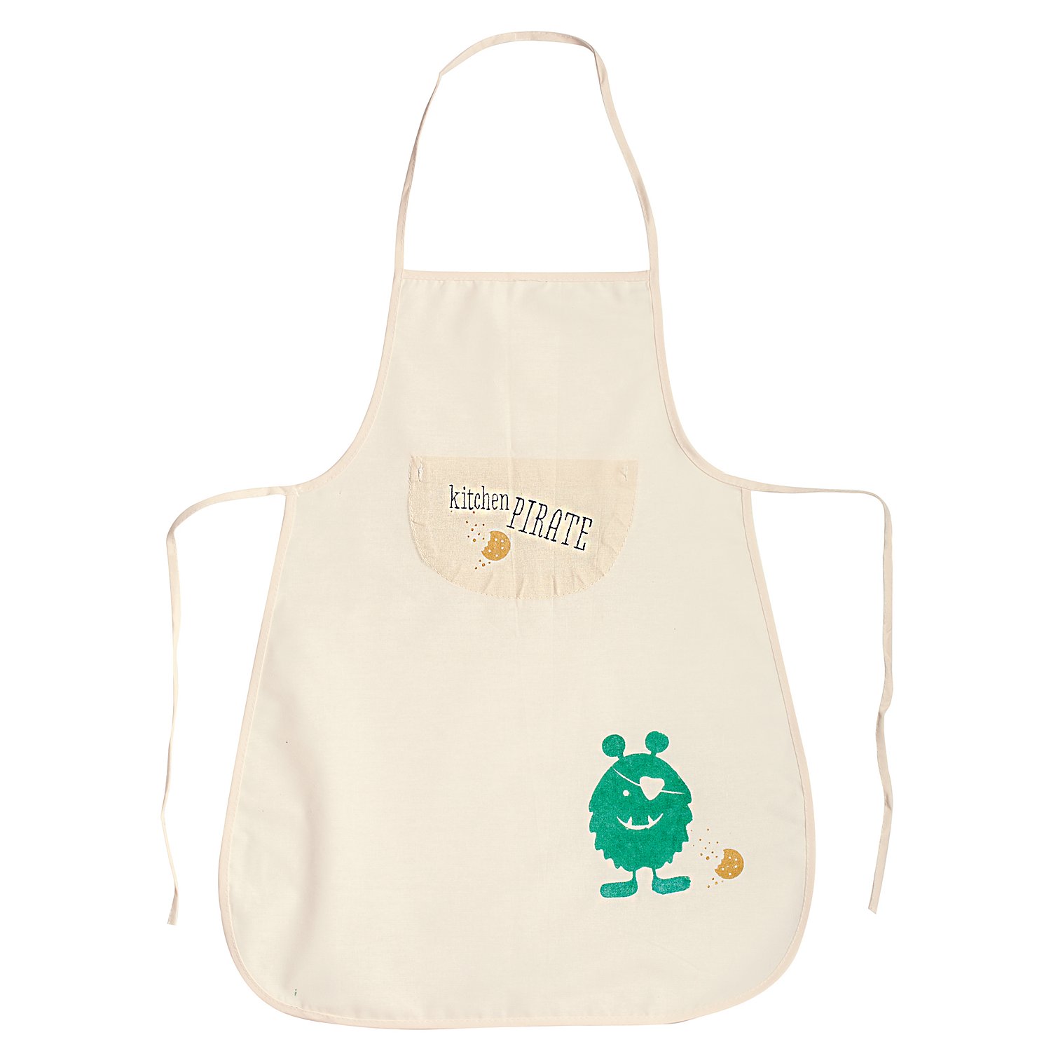 buttinette Kinderschürze, natur, 43 x 55 cm, 2 Stück