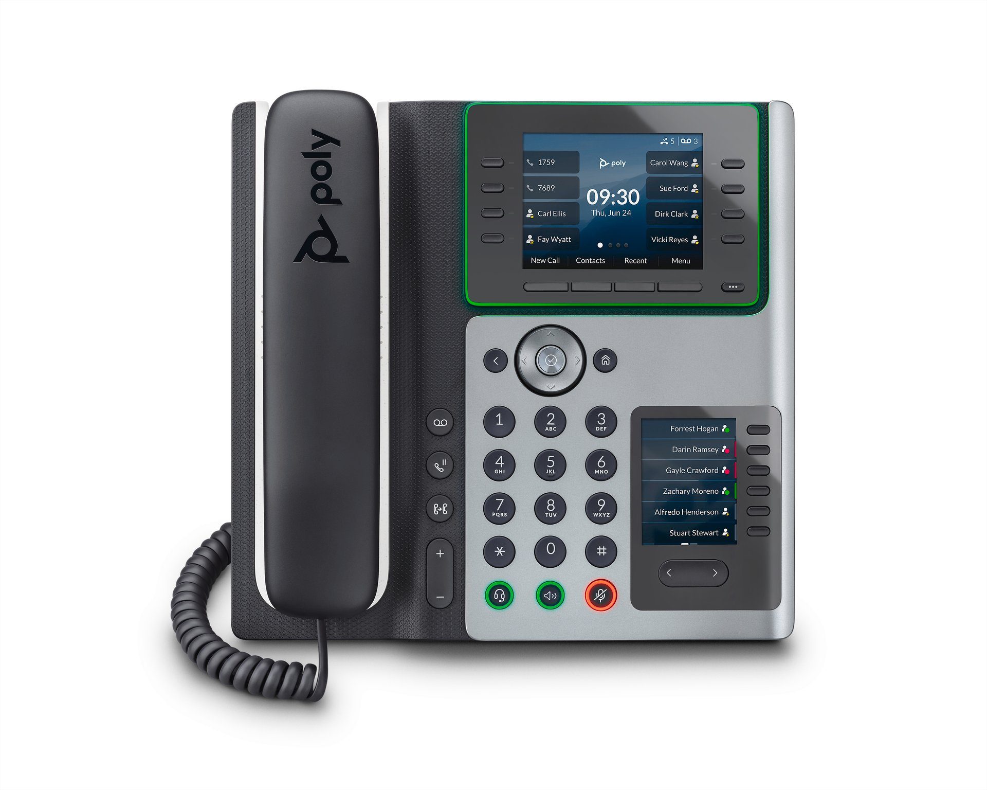 Poly Edge E400 Kabelgebundenes Telefon (LAN (Ethernet), IP Tischtelefon)