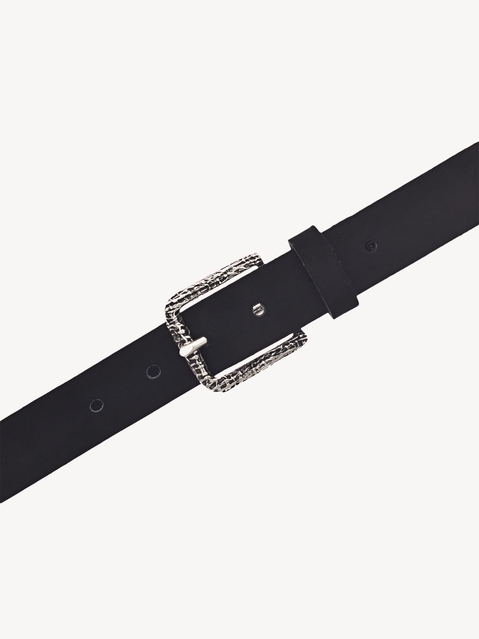 Ceinture en cuir - noir