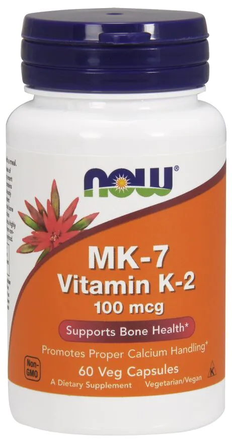 Now Foods MK-7 vitamin K-2 100 mcg, kapsule